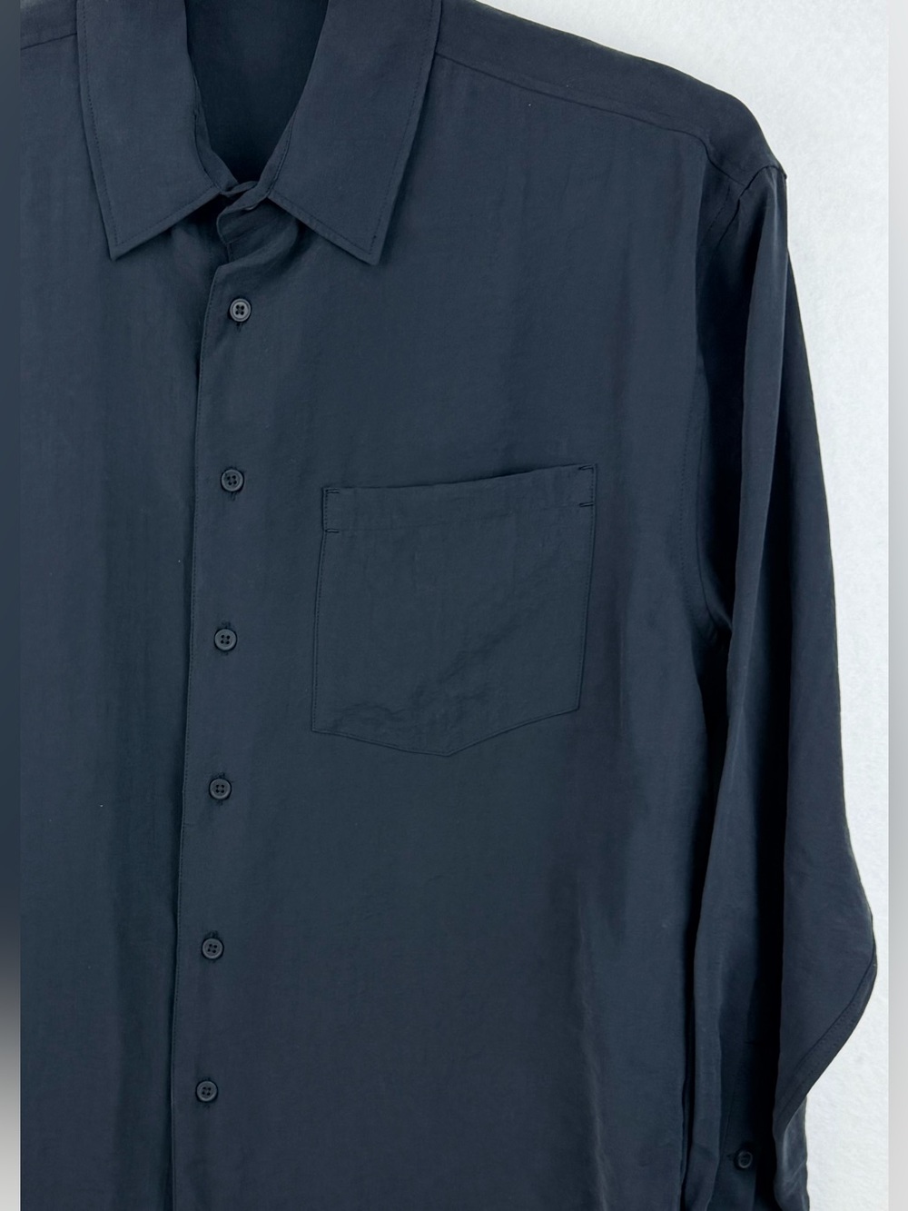 Zara Men’s Black Casual Button-Down Shirt Size S